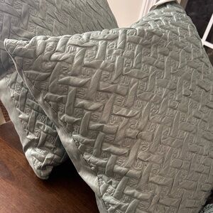 Pier One: Textured Sage Accent Pillow Set